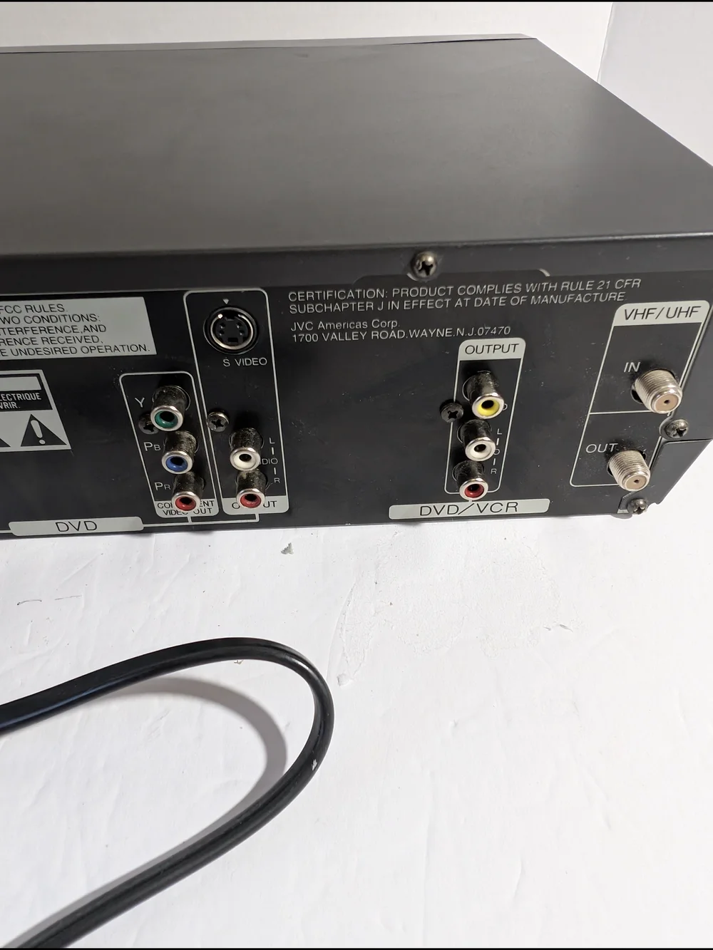JVC Hi-Fi VCR/DVD Combo _ With Remote